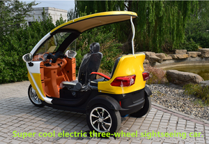 CCE 2018 / รถกอล์ฟไฟฟ้าสำหรับเที่ยวชมสถานที่ท่องเที่ยวสามรอบ ขายดี - Product Image 6