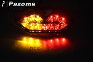 Pazoma cola de <span class=keywords><strong>la</strong></span> motocicleta led ajuste con señal de vuelta para Kawasaki <span class=keywords><strong>Z1000</strong></span> Ninja 1000 Versys 2010-2013 - Product Image 6