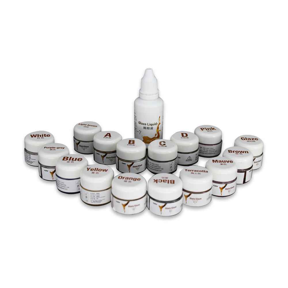 Aidite full contour crown ande мостовая пятна и Глазированная паста