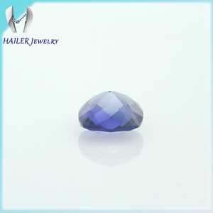 Venta caliente tallado damero <span class=keywords><strong>azul</strong></span> corindón piedra Wuzhou - Product Image 2