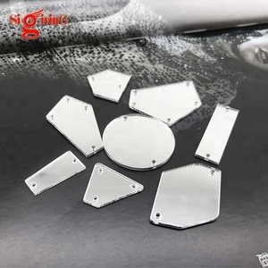 Mezcla de tamaños, costura transparente, piedras acrílicas, cristales, reverso plano, espejo, diamantes de imitación para coser para <span class=keywords><strong>vestido</strong></span>, costura o <span class=keywords><strong>vestido</strong></span> de baile - Product Image 6