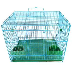 Foldable decorative steel wire mesh metal bird house bird cage