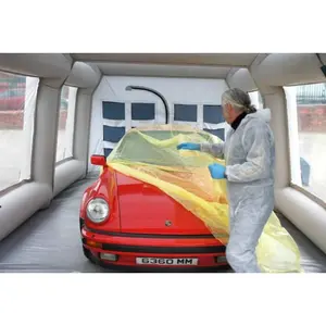 Cabine inflável de spray para carro, cabine de spray portátil personalizada de alta qualidade para pintura de carro