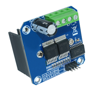 Set di 1 Modulo <span class=keywords><strong>Driver</strong></span> Motore Passo-Passo Smart Car 5.5V-27V con Doppio BTS7960B DC 43A, Scheda di Controllo PWM a Ponte H - Product Image 2