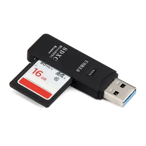 USB 3.0 카드 리더 고속 단일 카드 판독기 SD TF 카드 리더