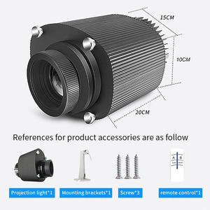 Su geçirmez açık 100W su dalgalanma etkisi ışıkları parti disko ışık projektör su dalgası projektör - Product Image 5