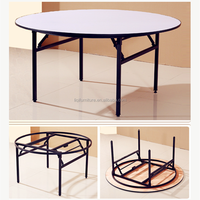 Table de banquet pliante ronde pour hôtel