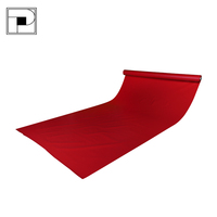 Bâche en PVC enduit de haute qualité de couleur rouge industrielle pour bateaux gonflables