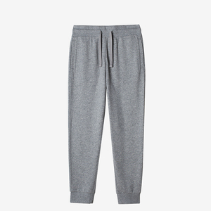 De Color Rojo oscuro Francés Terry 100% Algodón Pantalones de Chándal Hombres - Product Image 4
