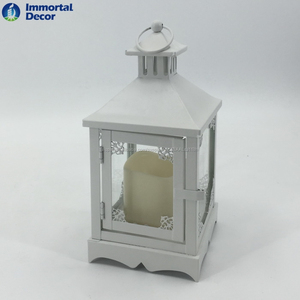 Chino metal LED faroles <span class=keywords><strong>con</strong></span> velas - Product Image 3