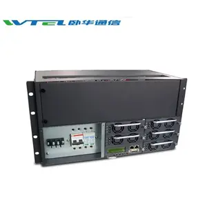 W-TEL telecom use Rack Mount power rectifier system 48vDC telecom rectifier