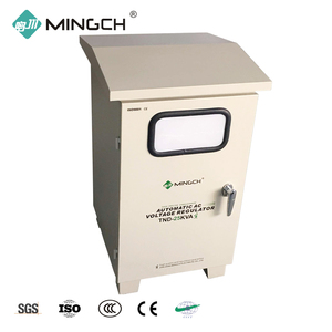 MINGCH Ngoài Trời IP 65 Cuộn Dây Đôi 100% Công Suất 100% Đồng 220V Svc-25kva <span class=keywords><strong>25</strong></span> Kw Tự Động Điều Chỉnh Điện Áp - Product Image 4