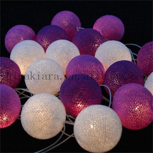 Bola de algodón <span class=keywords><strong>blanca</strong></span> cálida para decoración del hogar, <span class=keywords><strong>guirnalda</strong></span> <span class=keywords><strong>Led</strong></span>, superventas, 2022 - Product Image 3