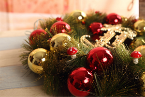 Nuovo Design Decorazione Natalizia per <span class=keywords><strong>Porta</strong></span> Ghirlanda di Palline di <span class=keywords><strong>Natale</strong></span> - Product Image 3