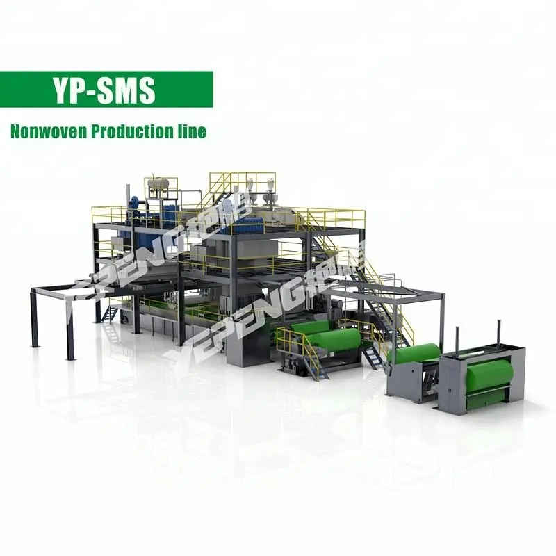 2022 उच्च गुणवत्ता आधुनिकीकरण Nonwoven उत्पादन लाइन उच्च गति उत्पाद Spunbond Nonwoven मशीन
