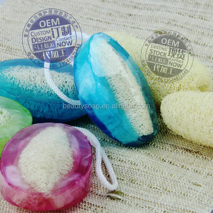 Savon Loofah naturel, 100g, issu de thaïlande, massage