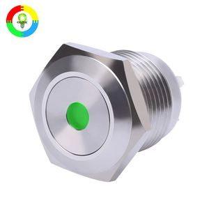 Olink 16mm plana tipo enclavamiento LED <span class=keywords><strong>comprar</strong></span> botón - Product Image 5