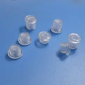 Parafuso oco de montagem m10, cabeça redonda de pc de plástico, parafuso oco transparente