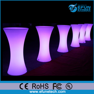 Control de wifi fuente de la batería pequeña cintura bonita diseño bar/<span class=keywords><strong>club</strong></span> nocturno iluminado llevó mesas de bar bistro - Product Image 1