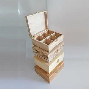 FH Biz 定制木制品牌竹茶盒存储礼品盒包装