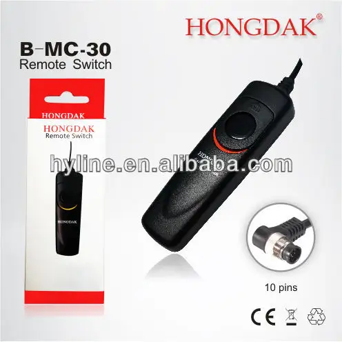 HONGDAK Camera B type MC-30 Remote Shutter Release Controller for Nikon D1 Series, D2 Series, D3 Series, D700,D300,D30S,D200