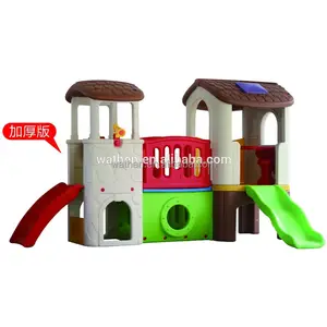 Hot Verkoop LDPE Plastic Indoor Glijbaan Gecombineerd met Speelhuisje voor Kinderen en peuters