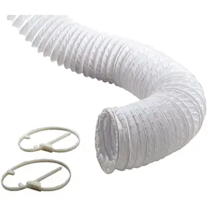 Conduits en plastique flexibles de climatisation de PVC de résistance au feu