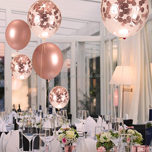 Nouvelle couleur d'hélium 18 pouces en forme de coeur en or rose feuille ballon - Product Image 3