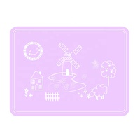 Mignon Résistant À La Chaleur Antidérapant Pâtisserie En Silicone Tapis De Table pour Enfants