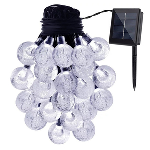 Guirlande <span class=keywords><strong>solaire</strong></span> à ampoules LED, 8 Modes d'éclairage, 30 pieds, <span class=keywords><strong>Globe</strong></span> de lumière, pour noël, mariage, vacances - Product Image 1