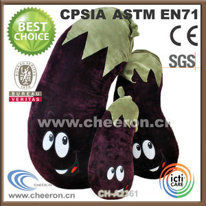 lindo estilo precioso peluche de juguete de la berenjena - Product Image 1