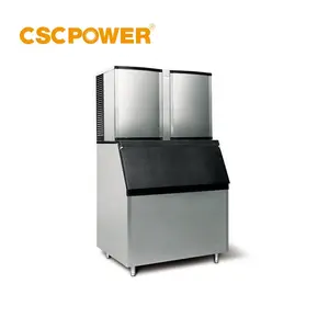 Groothandel koffiezetapparaat merken filippijnen-Beste Prijs 500Kg 750Kg 900Kg Cube Ice Machine Voor Koffie Winkel Gebruik Met Grote Ijs Bin