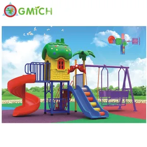 Swing Sets Playground Outdoor Combination Outdoor Slide Plastic Slides For Children