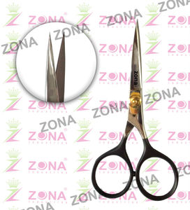 Tijeras para Cutículas con Punta de Flecha en Acabado Dorado, Logotipo Personalizado, Manicura para Diestros, Acero Inoxidable, Hoja Recta y Curva, Punta Redonda - Product Image 5