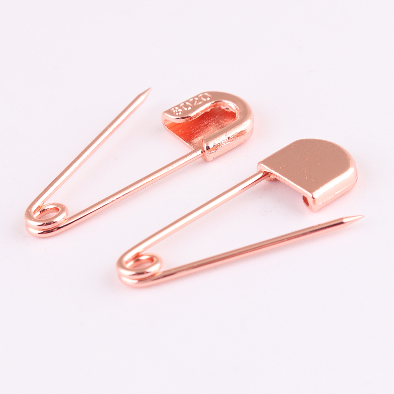 Розовый золотой маленький защитный штифт для одежды по оптовой цене