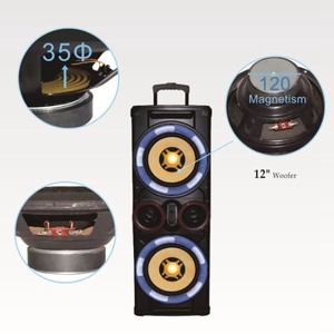 Hoxen 12 Inch Xe Đẩy Loa Với Pin Sạc 12 Inch Loa <span class=keywords><strong>Woofer</strong></span> Loa Di Động - Product Image 4