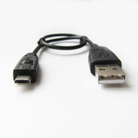 Câble de données et de charge USB court personnalisé pour mobile, de type A vers Micro/Macro USB 2.0, fabriqué à Shenzhen
