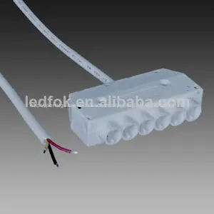 ce certificated 24v rgb luzes led distribuidor com cabos de extensão cabos 3 6 caixa de junção forma
