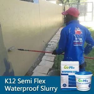 Polymer Waterproof Coating Coating Membrane Polymer Slurry 2 Component Flexible Cementitious Waterproofing
