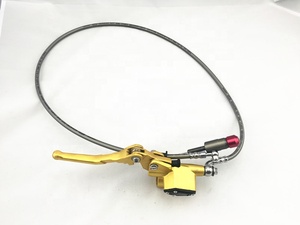Levier d'embrayage hydraulique avec maître <span class=keywords><strong>cylindre</strong></span>, CNC, 50/110cc/125cc, 900/1200mm, pour moto/motocross, dirt bike, quad - Product Image 4