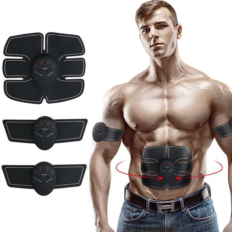 6 Paket Abs Toner Wireless Ab Trainer Ems taille Trimmer Elektronische Bauchmuskeln Stimulation Ab Gürtel Für Männer mann