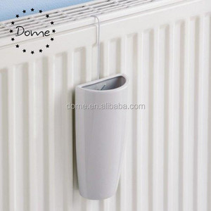 Humidificateur d'air <span class=keywords><strong>suspendu</strong></span> en céramique blanche émaillée pour radiateurs, désodorisant économique et <span class=keywords><strong>pot</strong></span> de plantes pour la maison - Product Image 1