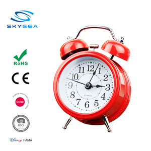 2.5 "Kim Loại Twin Chuông Báo Động Đồng Hồ Để Bàn, Quartz <span class=keywords><strong>Analog</strong></span> Twin Chuông Đồng Hồ Báo - Product Image 6