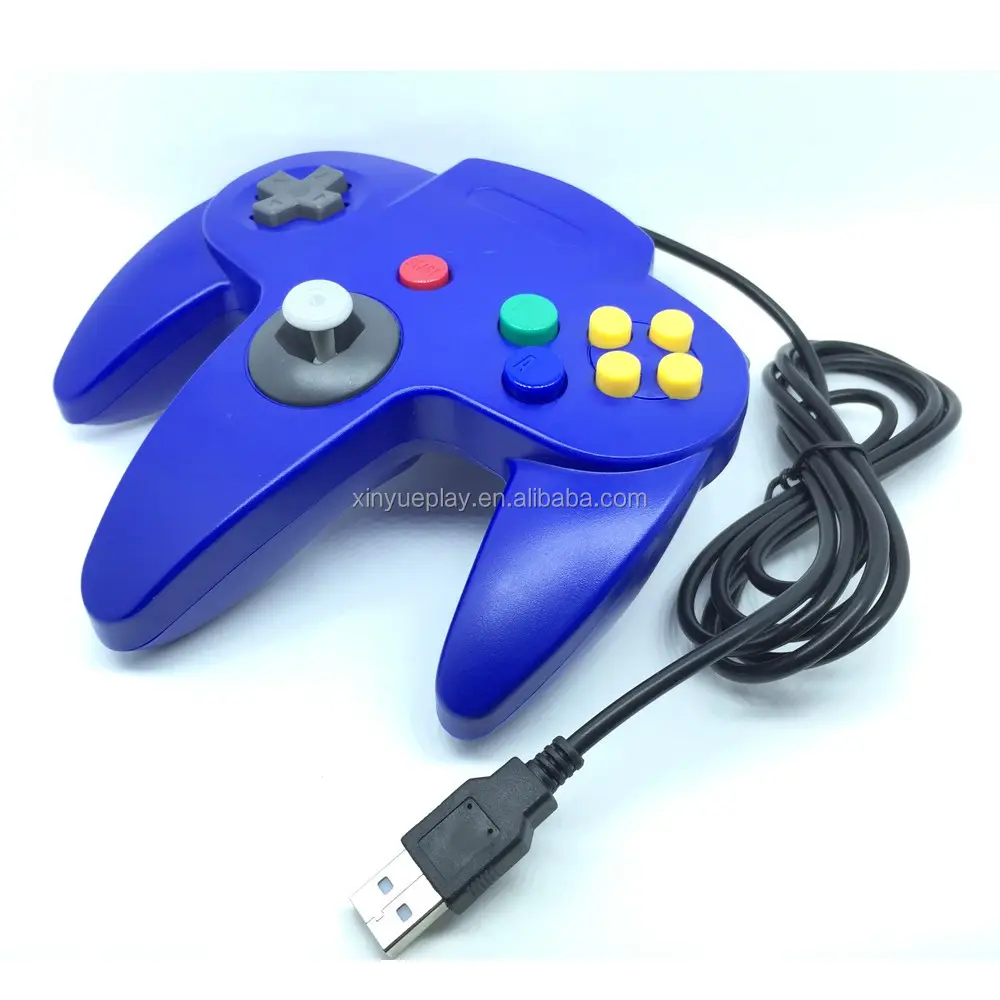 For Nintendo N64 Style USB PC Analog Controller Joystick Joypad Pad For Emulators