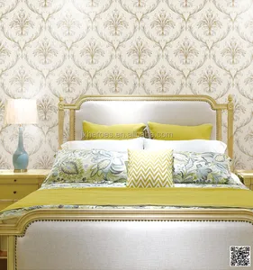 Компактные обои в европейском стиле с большими цветами для спальни, украшение для дома