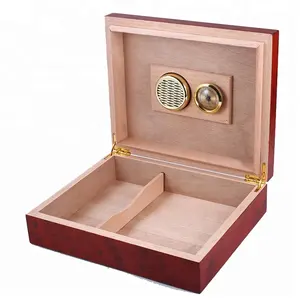 Groothandel Moderne Custom Sigaar Humidor Dozen Met Sigaar Luchtbevochtiger