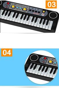 Los niños de juguete Musical electrónico <span class=keywords><strong>Piano</strong></span> 37 teclas teclado con micrófono - Product Image 6