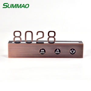 דירה יוקרה Doorplate, אלומיניום מסך לא להפריע בעיטת דלת צלחת - Product Image 4