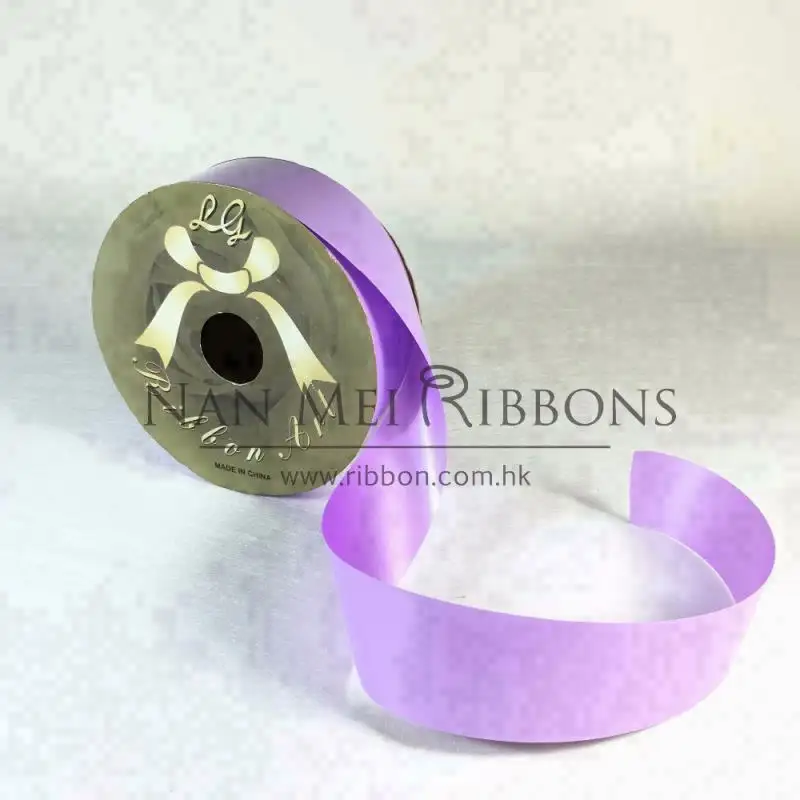 38mm width 100 yards Length Solid Gloss Plastic Ribbon