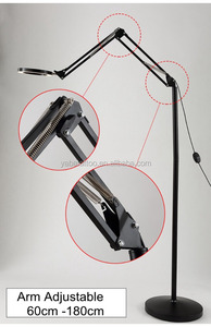 โคมไฟตั้งพื้นแบบมีไฟ LED 8 ดวง พร้อมแขนปรับหมุนได้สำหรับทำเล็บ สปา <span class=keywords><strong>สัก</strong></span> ทันตกรรม และร้านเสริมสวย - Product Image 3